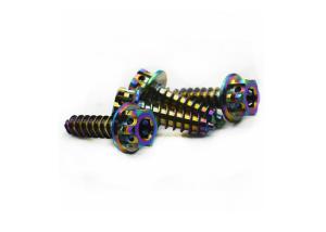 Wholesale Ti Bolts Tapping Screw M5 M6 Titanium Bolts Multiple Hexagon Flange Head Screw from china suppliers