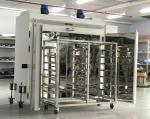 LIYI Powder Coating Hot Air Circulation Drying Oven Double Door 10 Layers Cart