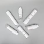 Airless Round Shape Double Wall PET Plastic Bottle 15ml 30ml 50ml Transparent