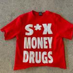 Custom Boxy Tshirt Puff Print Logo Drop Shoulder Plus Size Men's Heavyweight