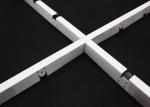 Decorative Commercial Suspended Ceiling Tiles Square Grille , metal grid panel