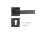 Modern Zinc Alloy Door Handle , Commercial Door Handle 58*85mm Customized Design