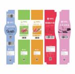 Eco Friendly Printed Belly Band Varnishing CMYK Print Paper Sleeve For Box