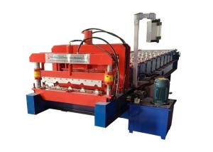 Wholesale High Rib Glazed Tile Roll Forming Machine Cutting Mode Hydraulic Guide Column from china suppliers