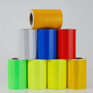 Wholesale Crystal Lattice Honeycomb Edge Reflective Film Traffic Safety Reflective Warning Tape from china suppliers