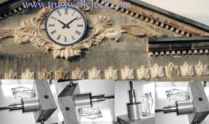 Wholesale 1-4 faces tower clocks with strong movement motor or mechanism 1000mm 1050mm 1060mm 1080mm dia from china suppliers