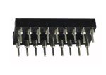 Round Hole 2.54mm IC Socket 18P Straight Pin Header Connector 180 Degree