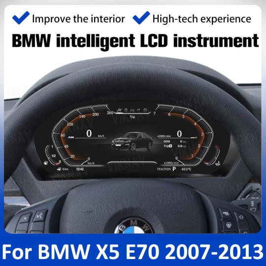 Viknav For BMW X5 E70 (2007-2013) 12.3 inch Digital Dashboard Car Panel Vehicle