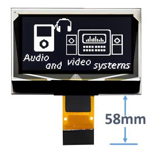 China 1.3 Inch OLED Display Module 128x64 16 Pin ZIF Connection CH1116 Driver on sale