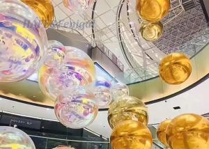 Wholesale Large Event Decoration PVC Floating Balloon Esferas Inflables Decorative Mirror from china suppliers