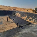 0.5mm Double Side Smooth HDPE Geomembrane for Pond Liner in Black White Green