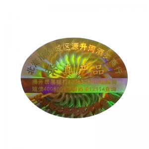 China Security 3D Holographic Stickers Printer Laser Custom Logo Hologram Stickers on sale