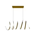 Postmodern Restaurant Chandelier Nordic Wave Shaped Chandelier Exhibition Hall