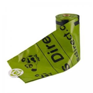 Wholesale PLA Biodegradable Poop Bags Pet Dog Use With Dispenser Custom Logo Available from china suppliers