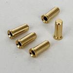 2.32mm Circular Connector Crimp Contacts Female Brass Pin Gold Plated Connector