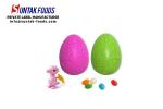 Classic novelty candy toys dinosaur egg jelly bean candy for kids