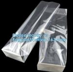 polypropylene Crystal Clear Cello Bags flat square block bottom opp bag,candy