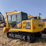11T Used Komatsu PC110-7 Excavators Construction Earthwork Machinery Digger