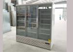Upright Three Swing Door Freezers For Supermarkets Bars