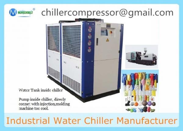 Quality Low Noise 65KW 18 Tons Industrial Air Cooled Recirculating Water Chiller for Plastic Injection Machine for sale