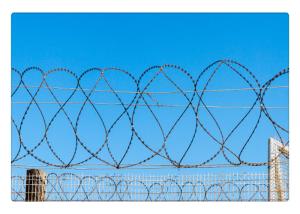 Wholesale 450mm CBT Bto Razor Barbed Wire Roll Cage On Railway from china suppliers