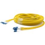 Multifiber Fiber Optic Breakout Cable 12 Core LC/UPC To LC/UPC For Indoor High