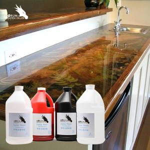 Wholesale Crystal Clear Countertop Epoxy Resin Hard AB Bar Top Epoxy Resin from china suppliers