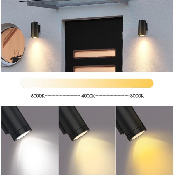 Simple Modern LED Up-Down Garden Wall Lamp IP65 Waterproof Moisture-Proof for Balcony Wall