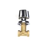 Polishing Plating 3/4" Brass Stop Valve manual For Plumbing System