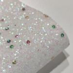 Shiny Metallic Sequin Chunky Glitter Fabric For Shoes Bags
