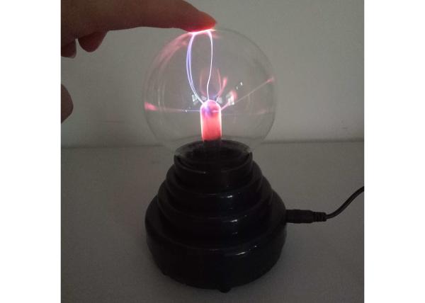 4 Inch Plasma Ball Novelty StaticPlasma Lightning Ball Can Produce Reactive