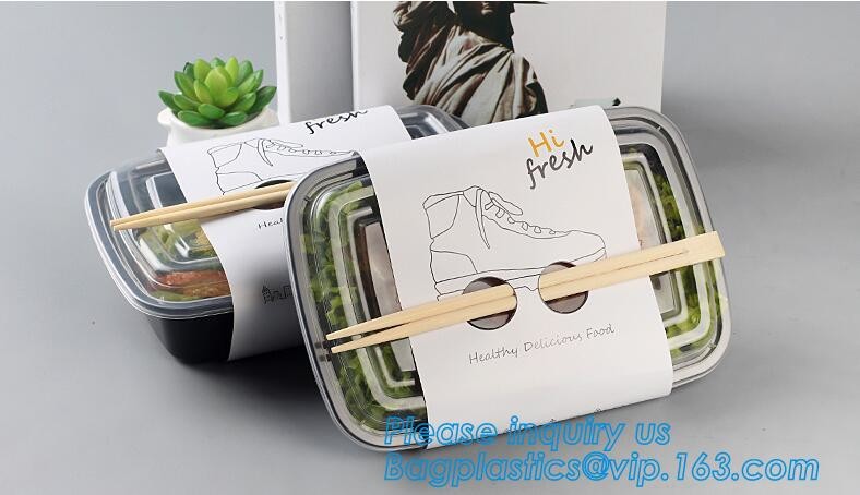 3 compartment plastic food storage Microwave Freezer Safe Plastic Disposable lunch box,Fast food container disposable ta