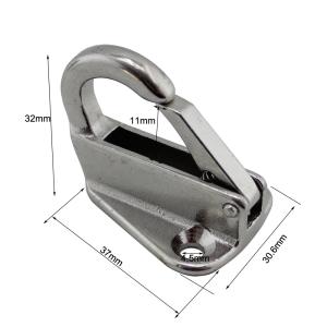 Wholesale 43mm Stainless Steel 316 Solid Fending Hook Marine Boat Hardware from china suppliers