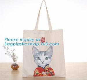 Wholesale Lady Fashion Cotton Canvas Bag Rope Handle Tote Shopping Bag for Girls,printed rope handle cotton canvas tote bag bageas from china suppliers