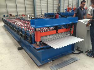 Wholesale 1.25'' Low Ribs Roofing Sheet Roll Forming Machine Low Noise Hydraulic System from china suppliers
