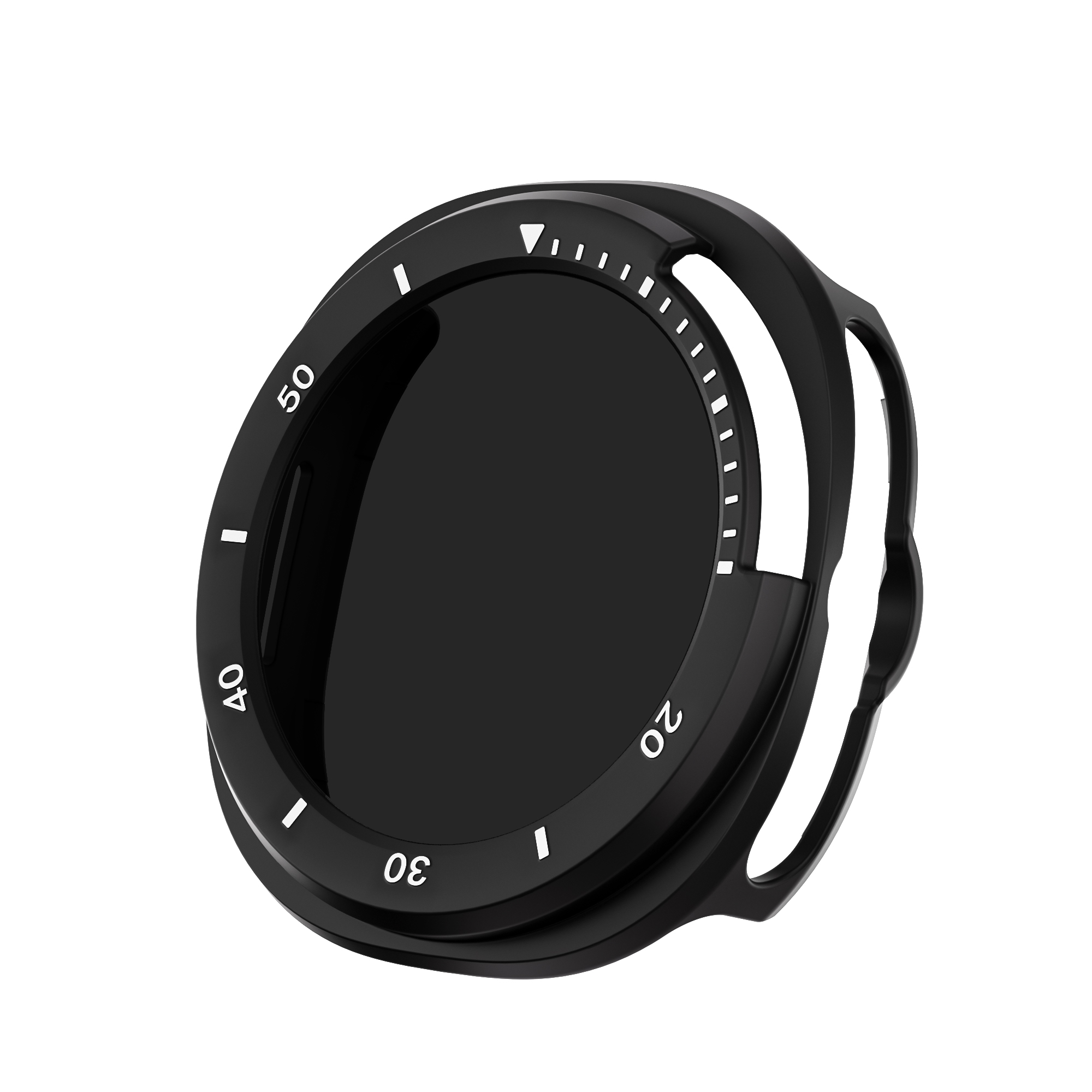 Anti Spy Tempered Glass Case With Scale for Samsunhg Galaxy Watch 8 Classic Watch Cover Case Accessories
