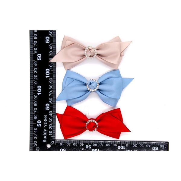 Ribbon coloured bow-tied shoe flower,Handmade footwear ornaments and flower Thread ribbon Beige ,white,black,red ,blue