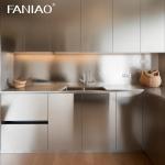 New Industrial Design Stainless Steel 304 Kitchen Cabinets Island With Sink And