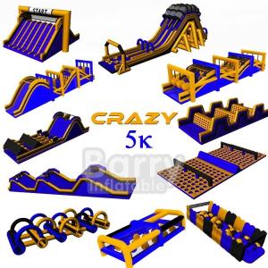 Wholesale Unisex Inflatable Obstacle Run Outdoor Sport Equipment Large Adult 5k Inflatable Obstacles Course from china suppliers