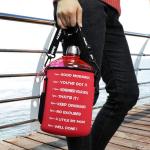 73OZ 128OZ Insulated Neoprene Water Bottle Holder With Shoulder Strap