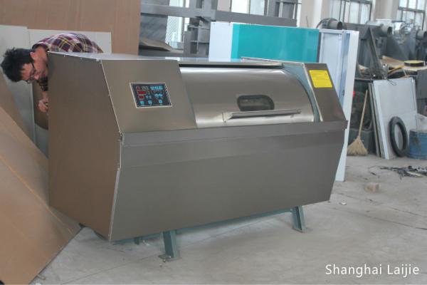 Horizontal 100kg Automatic Laundry Washing Machine Commercial Washer For