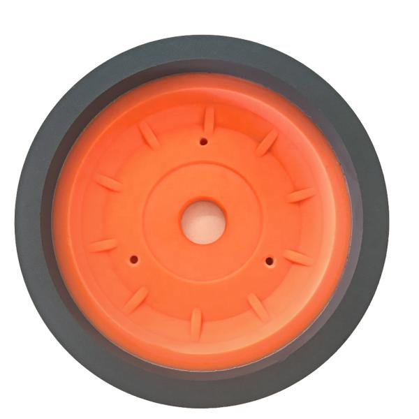 Bond Grinding Orange Cup Beveling Resin Wheel For Glass Machine For Bavelloni