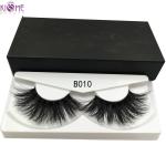 Private Label Natural Mink Eyelashes 3d / 25mm 3D Mink False Eyelashes