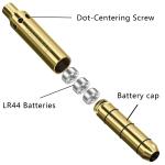 30 Laser Bore Sighter Red Laser Boresighter Red Dot Bore Sighter With 6