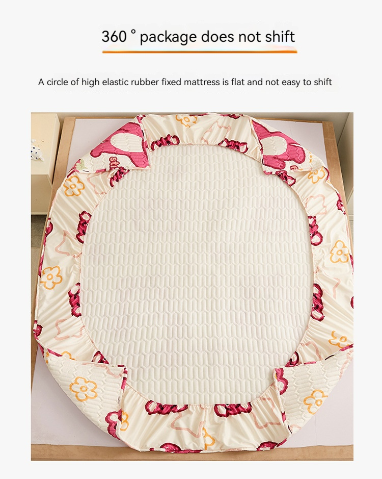 Folded Waterproof Mattress Cover for Home Hotel Fully Surrounded Bedding Protection