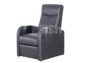 Wholesale Modern Theater Recliner Sofa Padded PU Leather Home Theater Seating Black Color from china suppliers