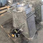 Swing flap plate gravity feeding stainless steel diverter valve