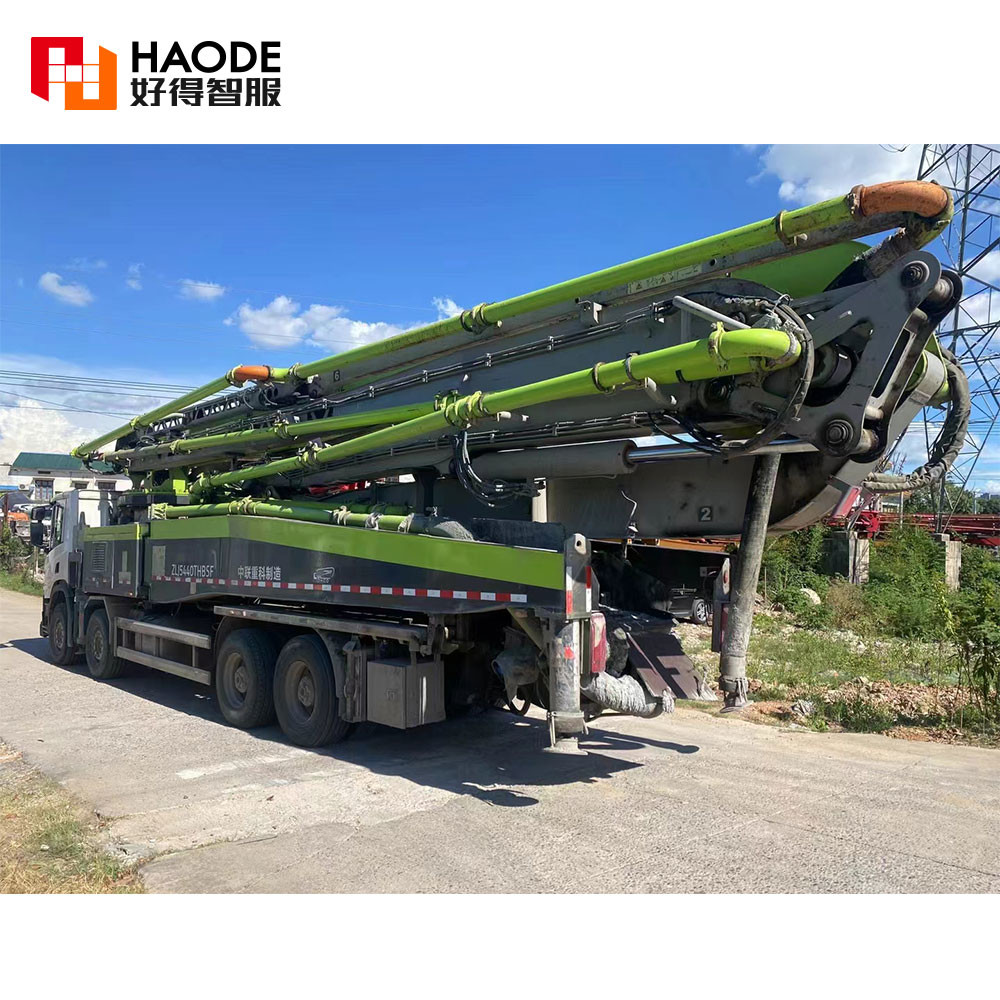 Used Construction equipment concreto bomba 2020 zoommlion 63m concrete pump truck pomp for Betton batching plant