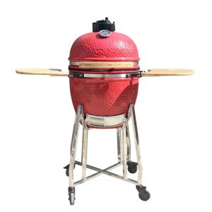 Buy cheap 44cm Ceramic Kamado Grill 17 Inch Royal Red Color Kitchenware from wholesalers