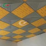 Tasteless Polyester Felt Wall Panels Thickness 12mm For Meeting Room